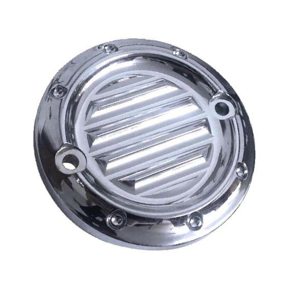 point cover. Dimpled, chrome