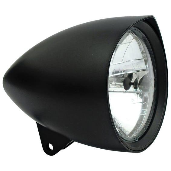 Smoothie 5-3/4" headlamp with peak visor. Black