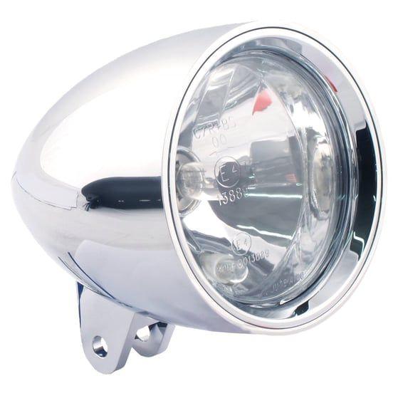 Classic III 4-1/2" HS1 headlamp. bottom mount. Chrome