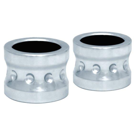 aluminum front axle spacer set. Chrome