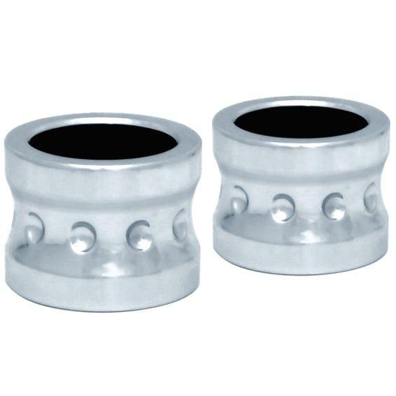 aluminum front axle spacer set. Chrome