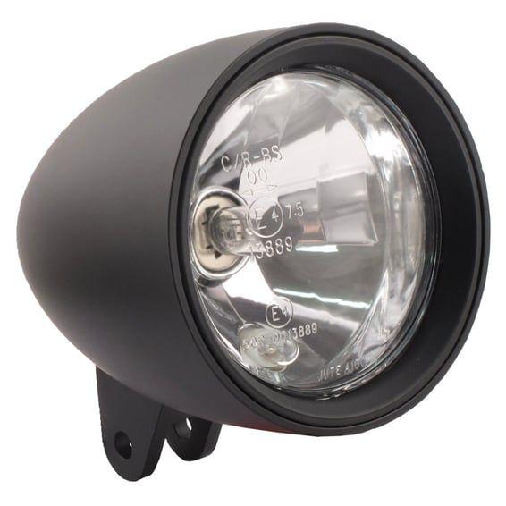 Classic III 4-1/2" HS1 headlamp. bottom mount. Black