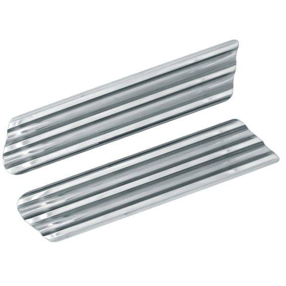 latch delete plates. Chrome