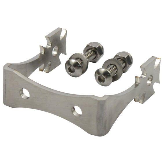 HKC, Retro tallight bracket. Stainless steel. Maltese Cross