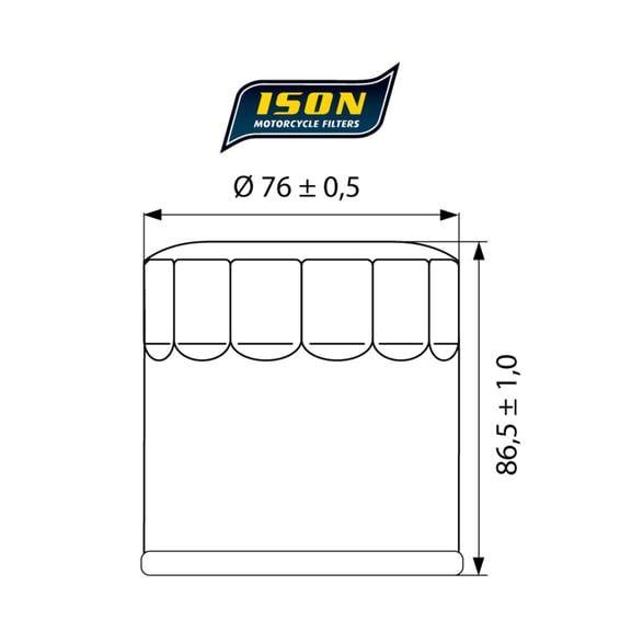 ISON 551 oil filter