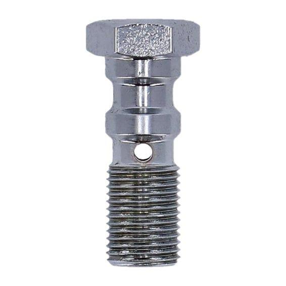 7/16-24 double banjo bolt. Chrome