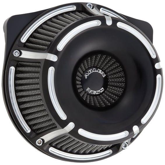 inverted air cleaner kit 'Slot Track'. Black CC