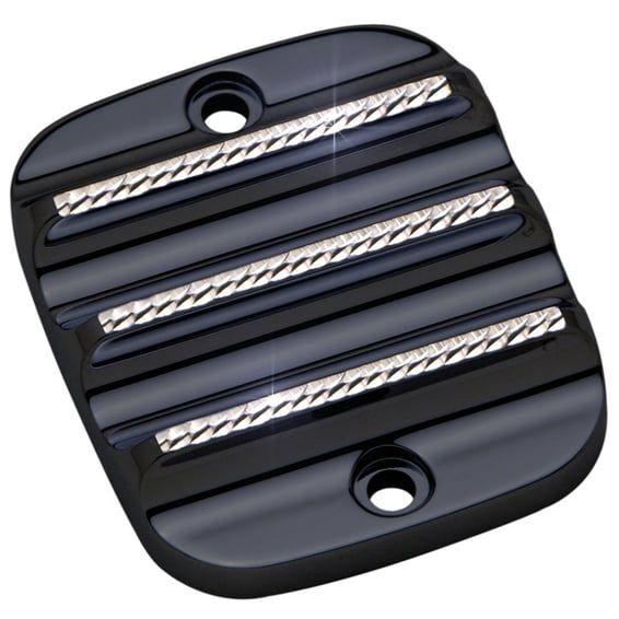 handlebar master cylinder cover, black diamond