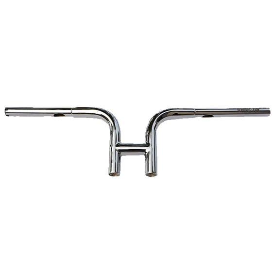 6" Chubby Flat Track bar 1-1/4". Chrome