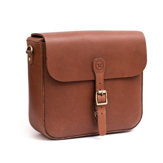 Trip Machine, 'Classic' saddlebag. Cognac brown