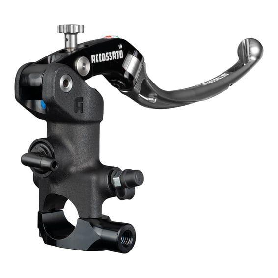 radial brake master cyl. Long lever RST. Silver