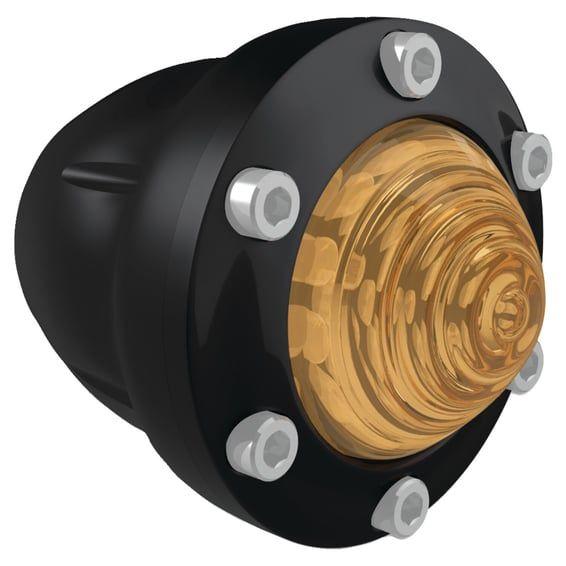 RSD, Tracker turn signal set. Black, amber lens