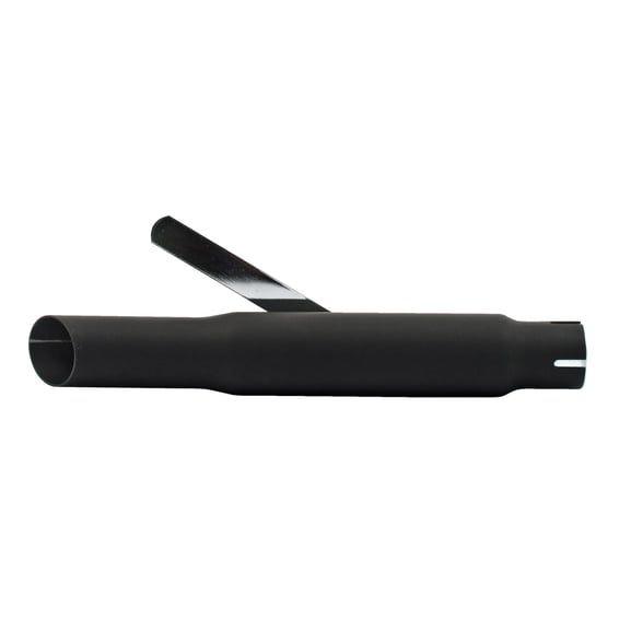 Shorty slash cut universal muffler16" long black