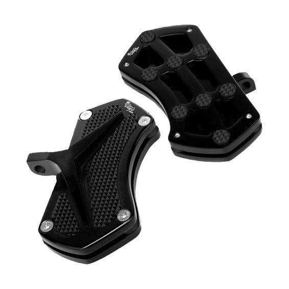 Diamond passenger floorboards. Black
