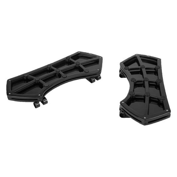 Diamond rider floorboards. Black