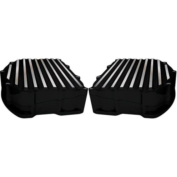Twin Cam upper & lower rocker covers. Finned