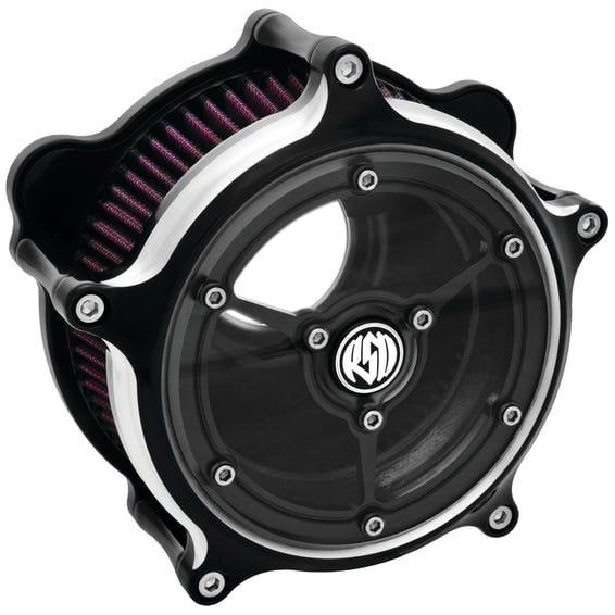 RSD, 'Clarity' air cleaner kit. Black CC
