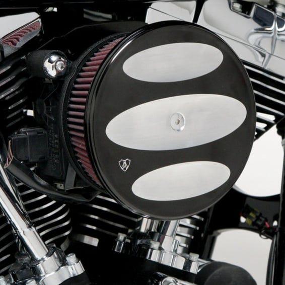 Stage 2 Big Sucker air cleaner. Scalloped black