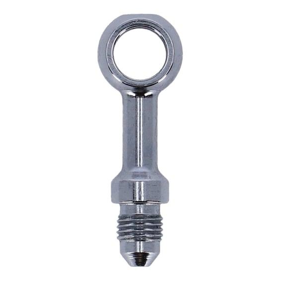 Banjo fitting chrome 3/8" straight 10mm