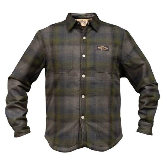 Bear lined shirt gray