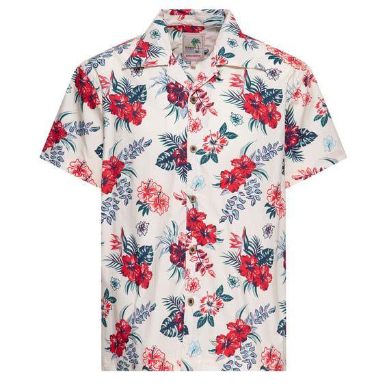 Hibiscus Hawaii shirt off white