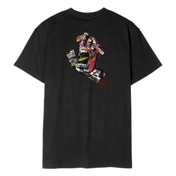 Collage hand t-shirt black