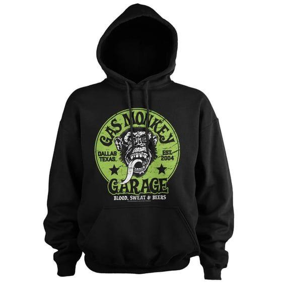 GMG Green Logo hoodie black