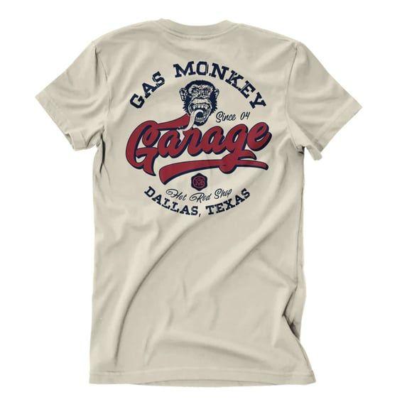 GMG Hot Rod Shop Logo t-shirt khaki