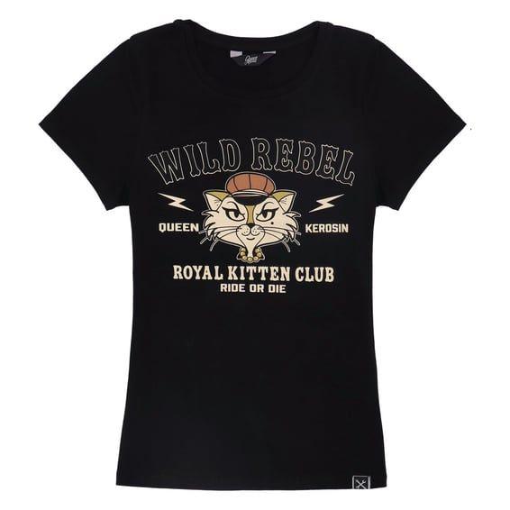 Queen Kerosin Royal Kitten Club t-shirt black
