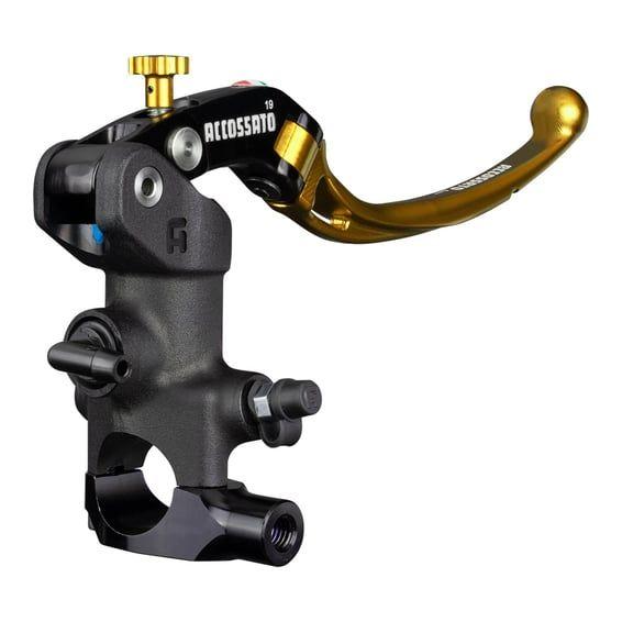radial brake master cyl. Long lever NRST. Gold