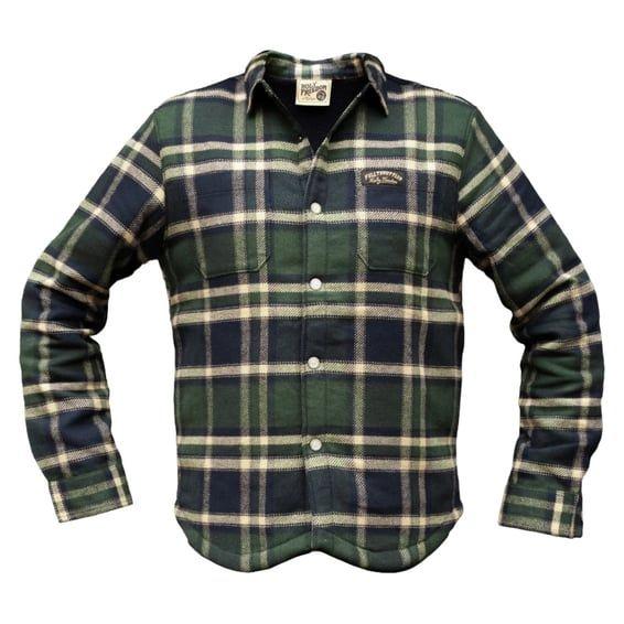 Macleod lined shirt green