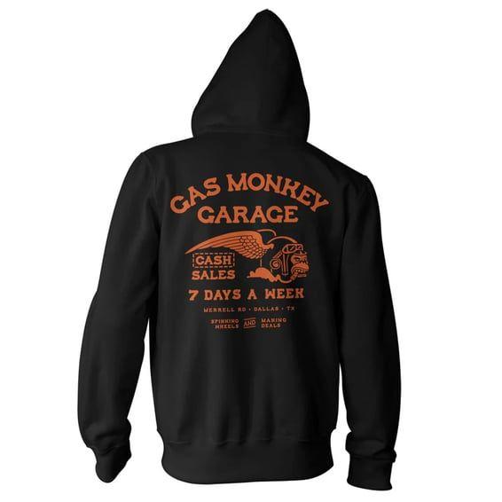 GMG Cash Monkey Zipped hoodie black