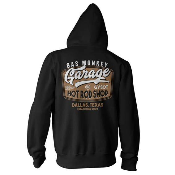 GMG Rusty Hot Rod Zipped hoodie black