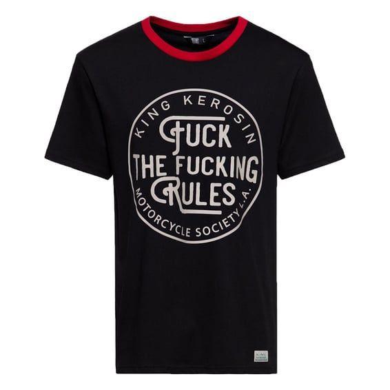 Fuck the rules t-shirt black