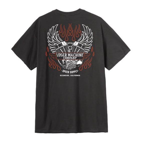 Loser Machine Fly wheel t-shirt black