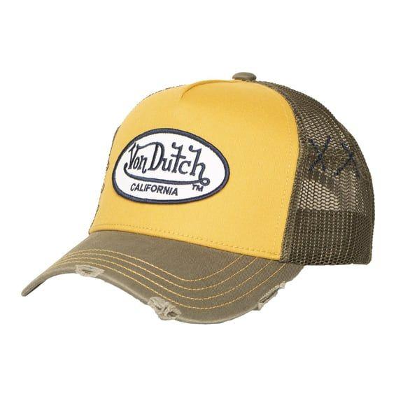 Trucker mesh cap khaki/yellow