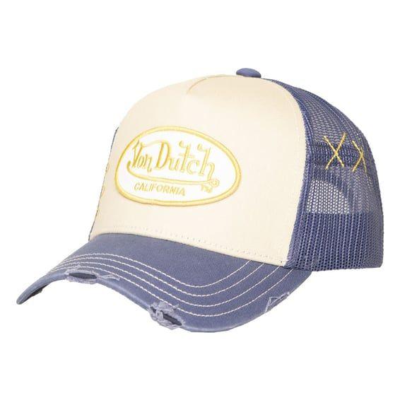 Trucker mesh cap blue/beige