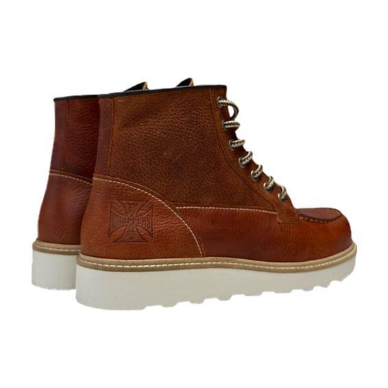 WCC Rigid boots tumbled brown