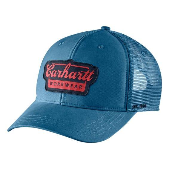 Twill Mesh-Back Script cap dark