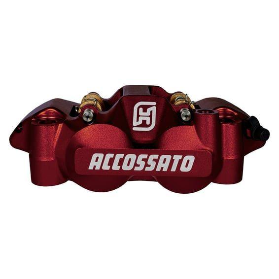 108mm Monoblock radial brake caliper right. Red