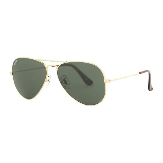 Aviator sunglasses shiny gold