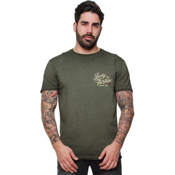 Vintage Iron t-shirt retro green