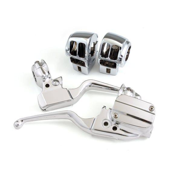 Handlebar control kit chrome