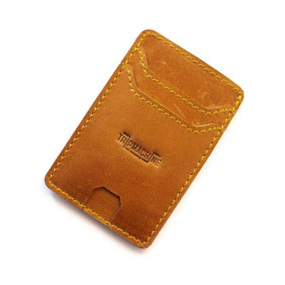 Trip Machine Wiberg cardholder vintage tan