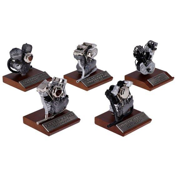 cast pewter motor model V-Twin engines