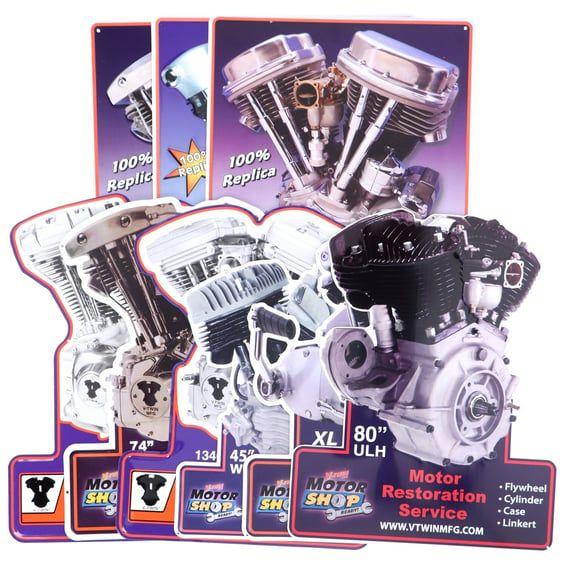 motor plaque V-Twin engine models