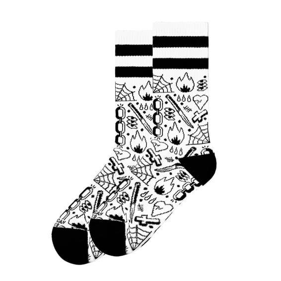 Broken Chain Mid High socks