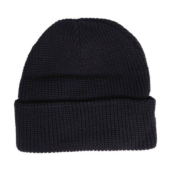 Rough beanie navy blue