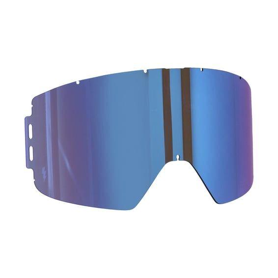 Goggle lens mirror blue