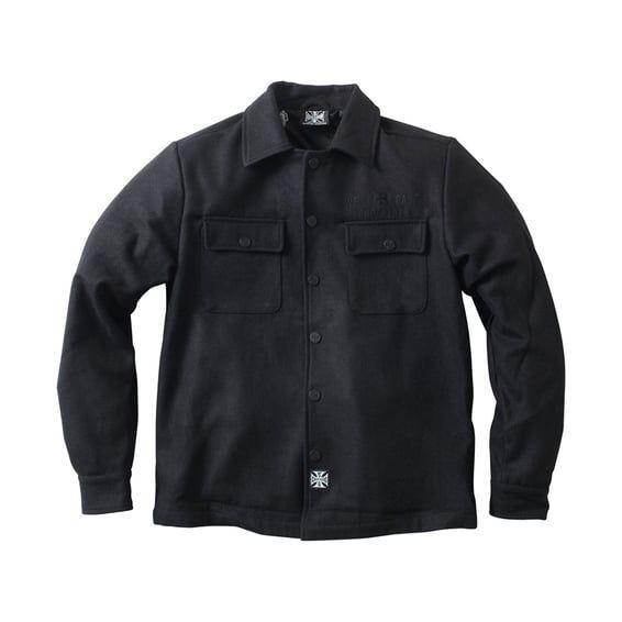 WCC Wool lined Plaidshirt black
